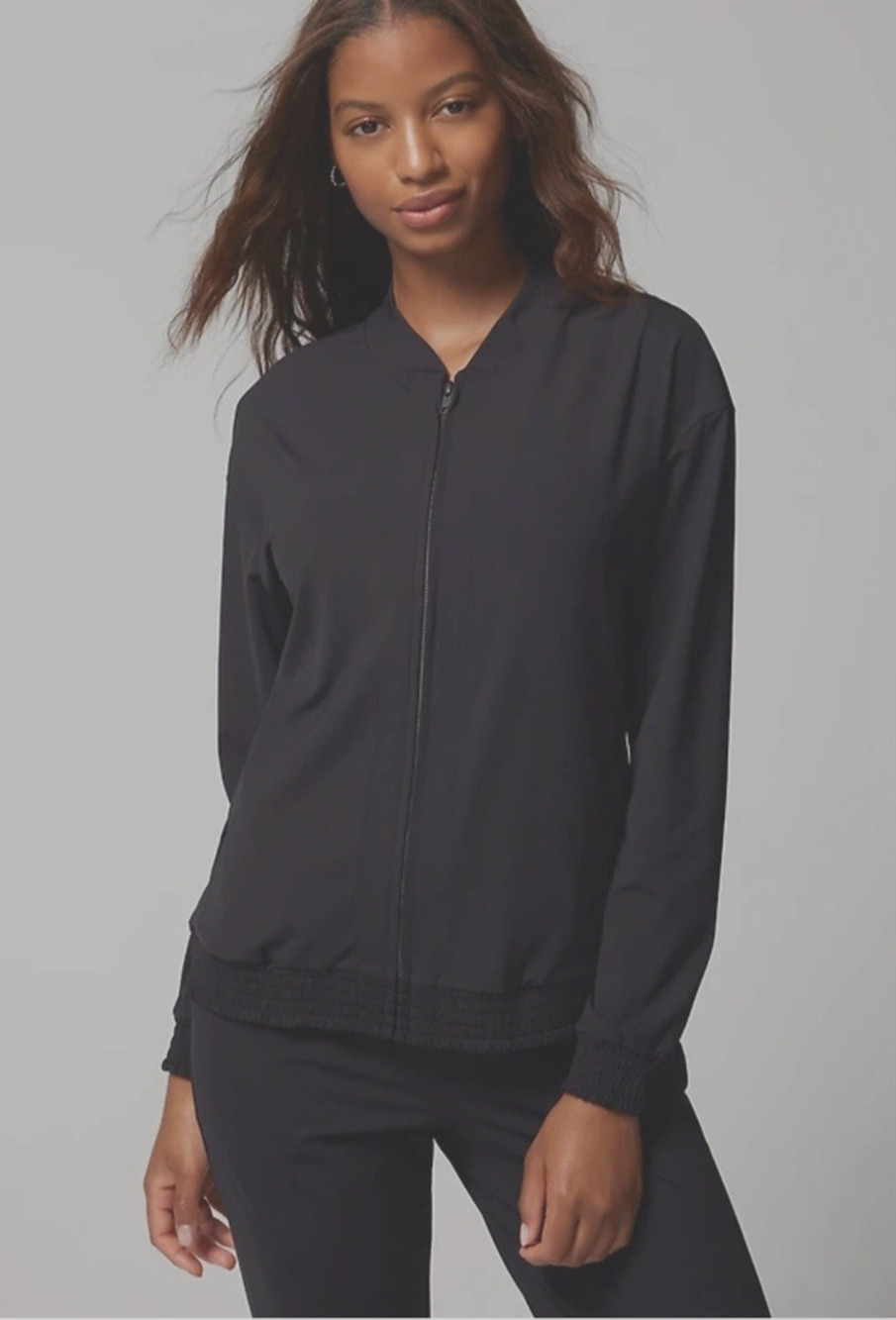 Soma Jacket Womens XL Black Casual Travel Sporty Basic Lightweight Bomber Coat